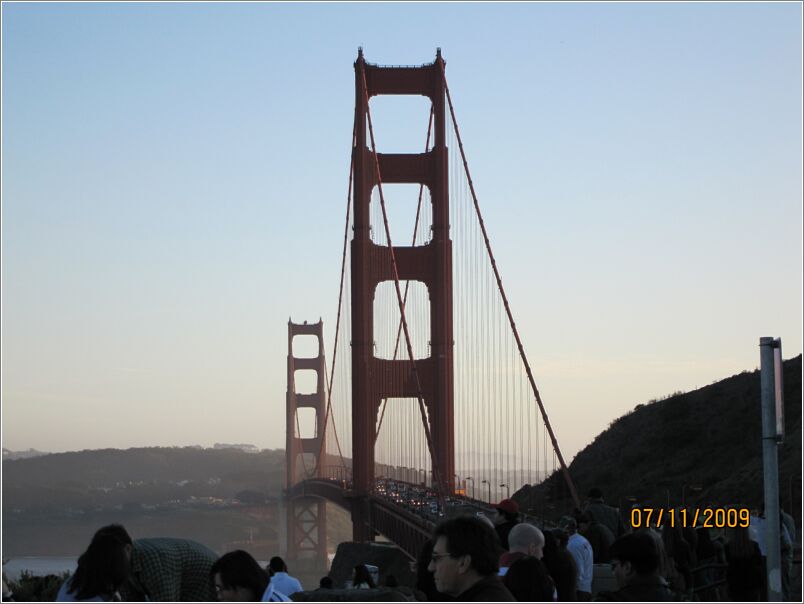 09 Udflugt til Golden Gate - Her set fra oakland-siden!